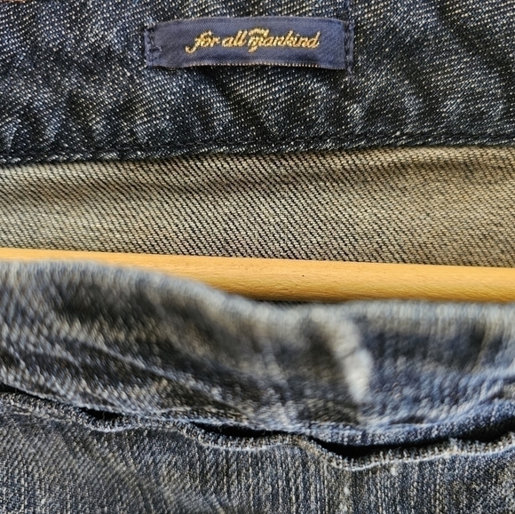 7 for all mankind y2k style jean skirt size 30 - Picture 4 of 6